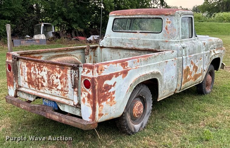 image for item DX0671 1959 Ford F100 pickup truck