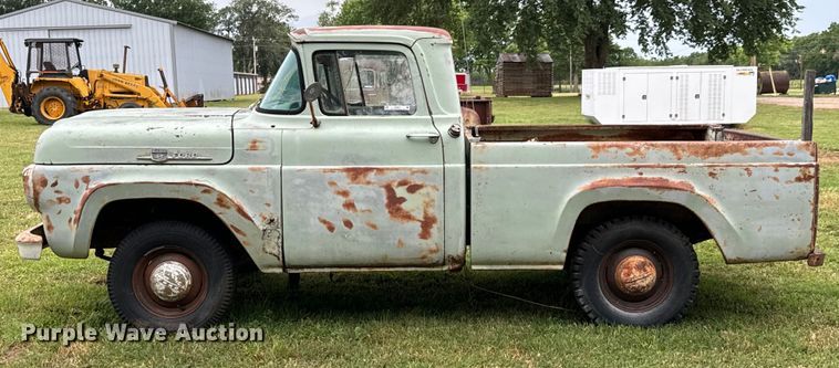 image for item DX0671 1959 Ford F100 pickup truck