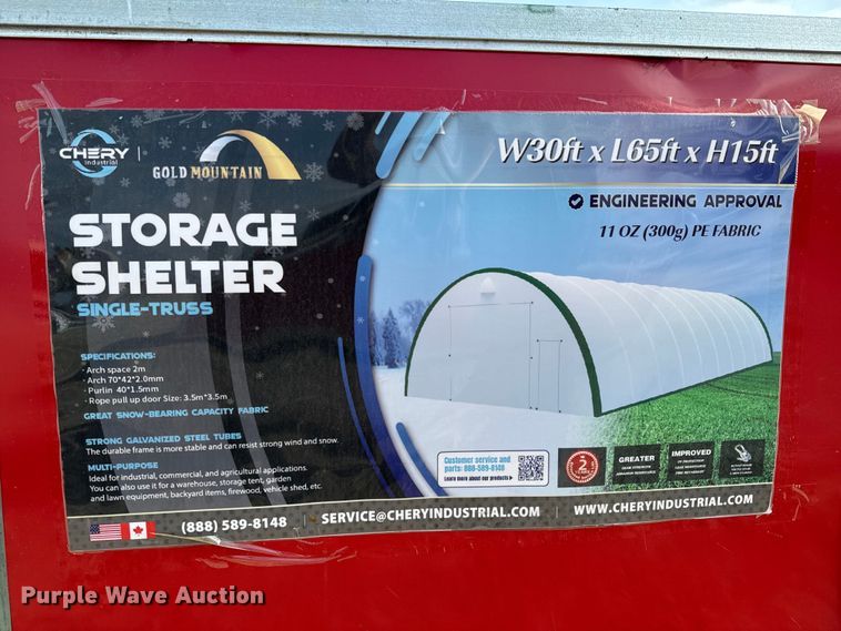 image for item DX0701 Gold Mountain 306515R storage shelter