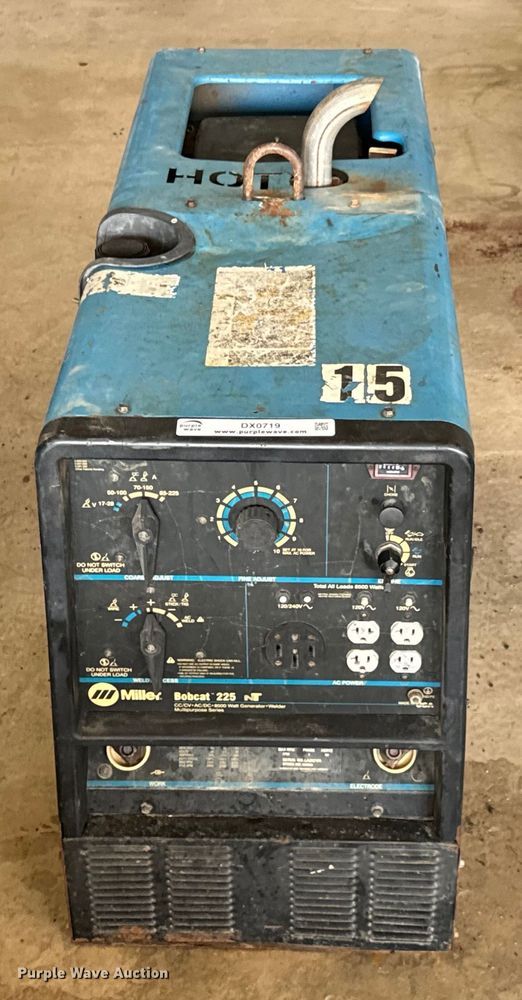 image for item DX0719 Miller Bobcat 225 welder/generator