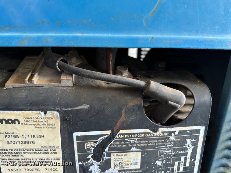 image for item DX0719 Miller Bobcat 225 welder/generator