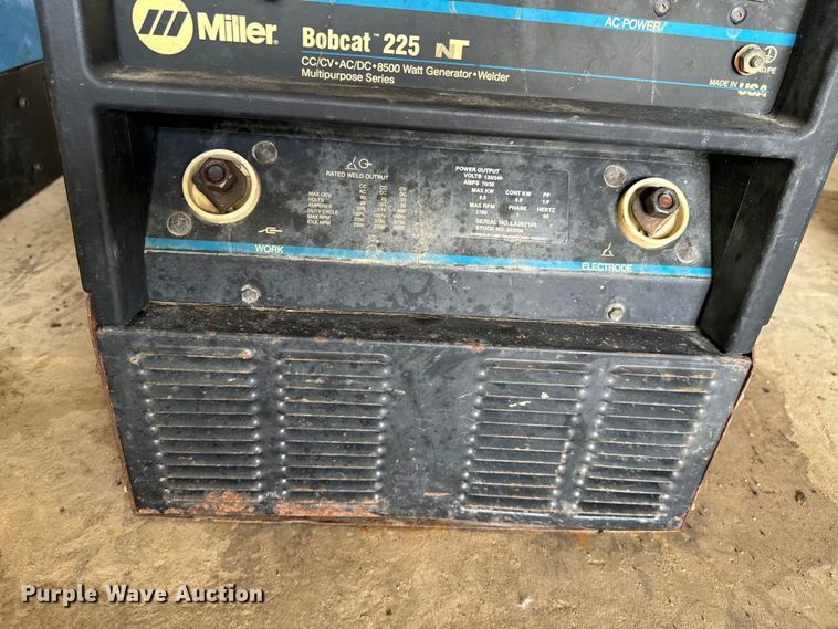 image for item DX0719 Miller Bobcat 225 welder/generator