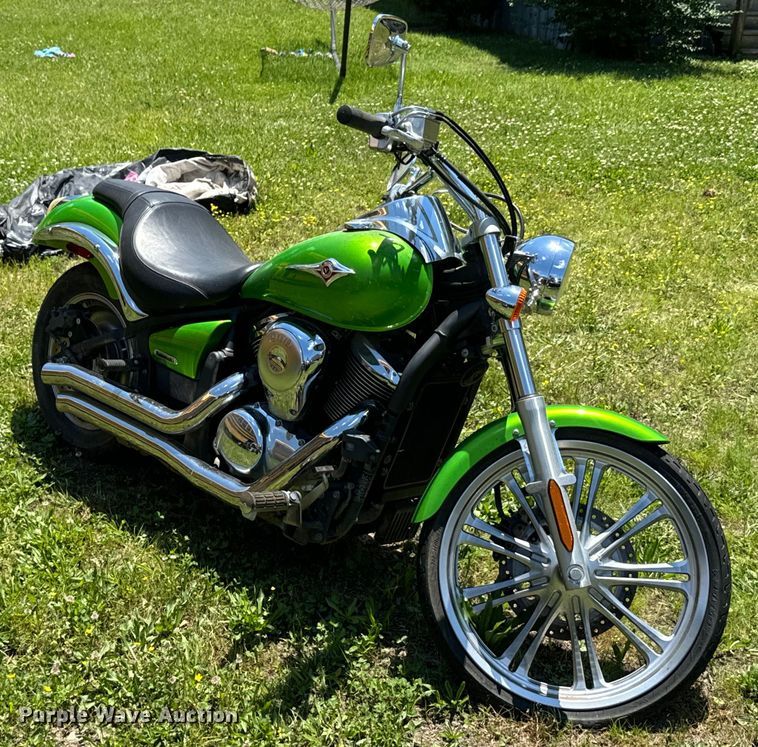 image for item DX0748 2008 Kawasaki Vulcan motorcycle