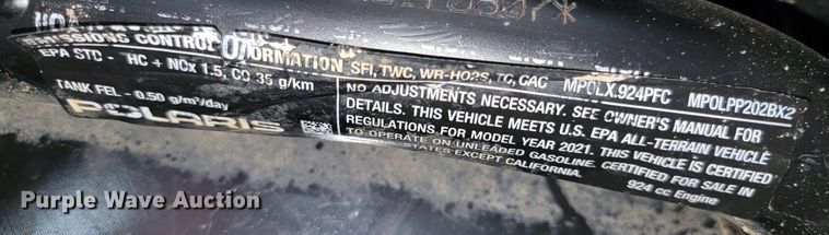 image for item EG0682 2021 Polaris  RZR Turbo utility vehicle