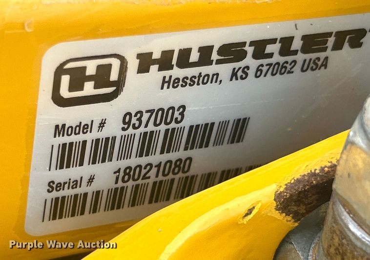 image for item EG0691 2018 Hustler  Super Z ZTR lawn mower