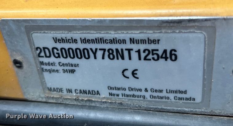 image for item EG1602 2008 Argo Centaur utility vehicle