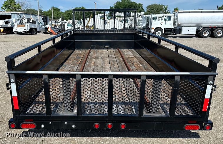 image for item EG1643 2016 Big Tex  70TV utility trailer