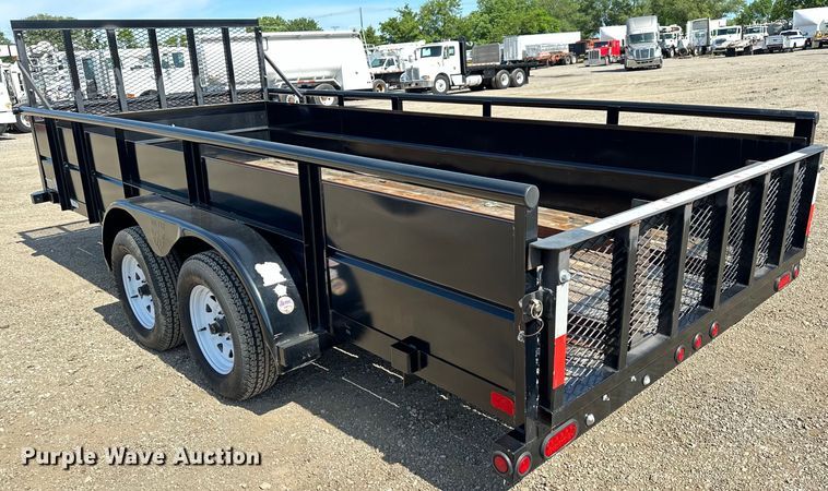 image for item EG1643 2016 Big Tex  70TV utility trailer