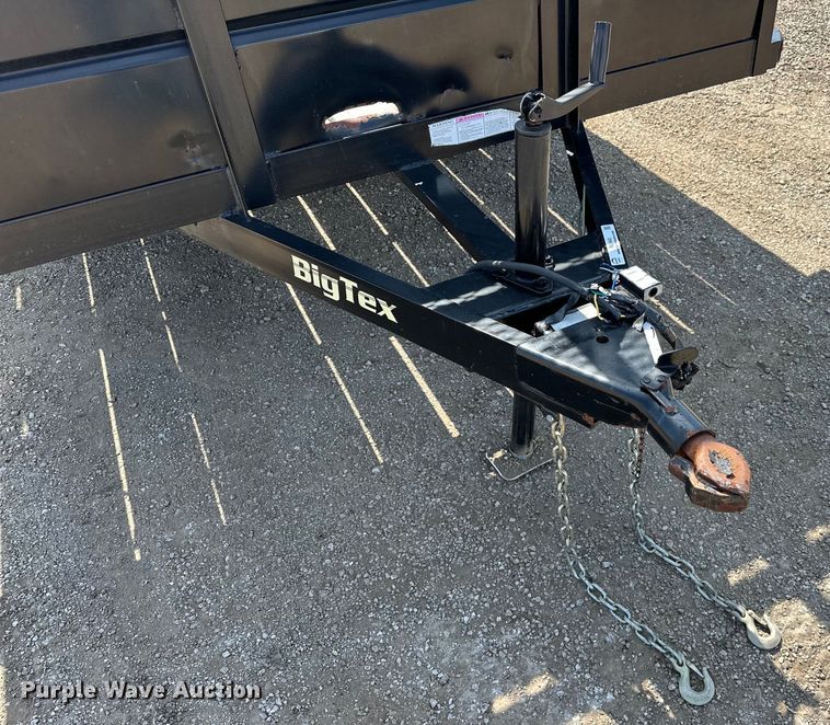 image for item EG1643 2016 Big Tex  70TV utility trailer