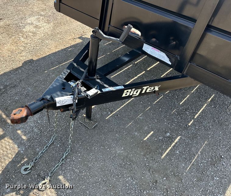 image for item EG1643 2016 Big Tex  70TV utility trailer