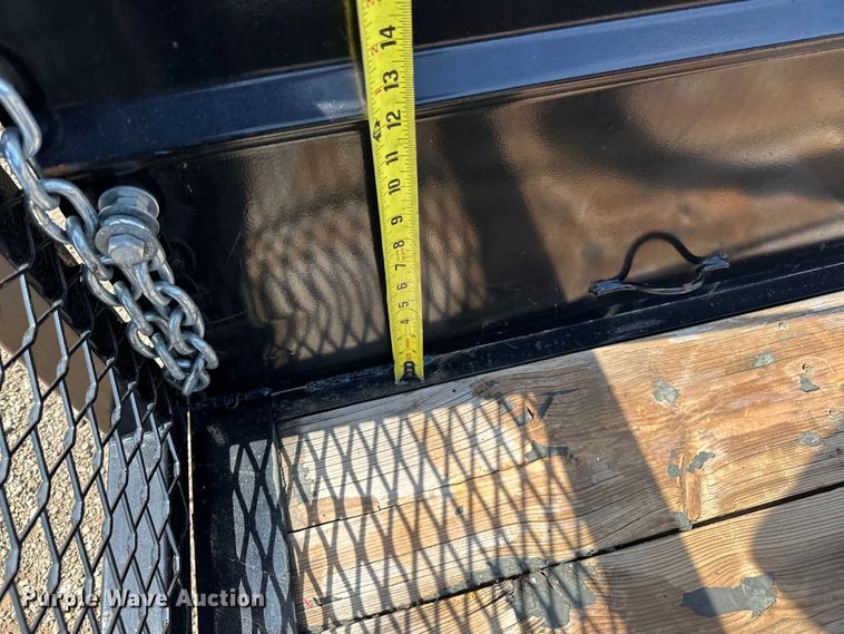 image for item EG1643 2016 Big Tex  70TV utility trailer