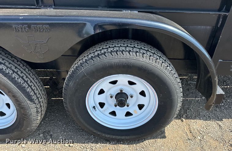 image for item EG1643 2016 Big Tex  70TV utility trailer