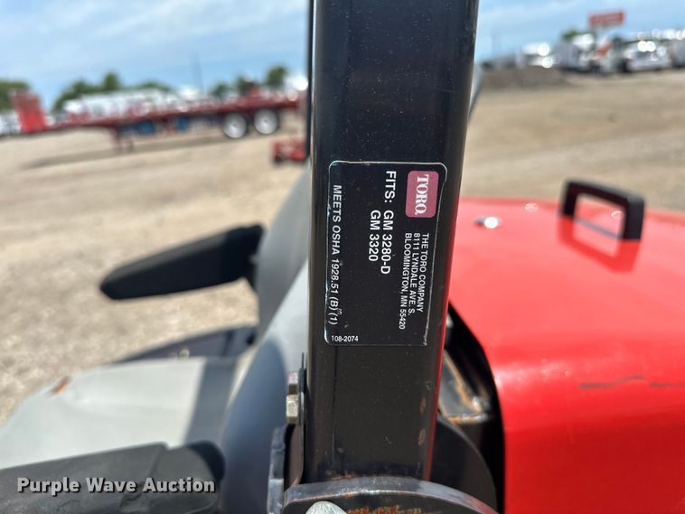 image for item EG1649 2015 Toro GroundsMaster 3280 D  lawn mower