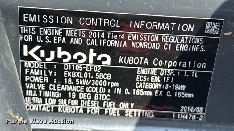 image for item EG1649 2015 Toro GroundsMaster 3280 D  lawn mower