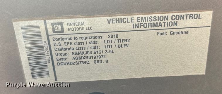 image for item EH3955 2010 GMC Acadia SUV