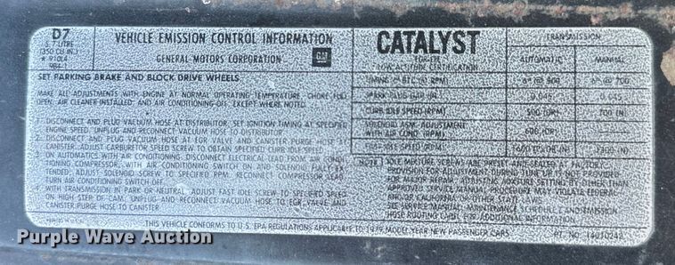 image for item EH3965 1979 Chevrolet  Camaro 