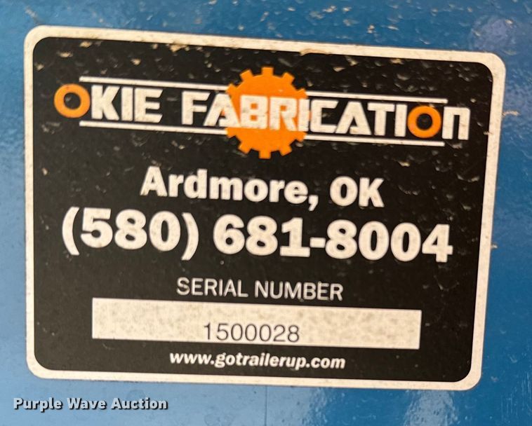 image for item EH3991 Okie Fabrication  roll-off container 