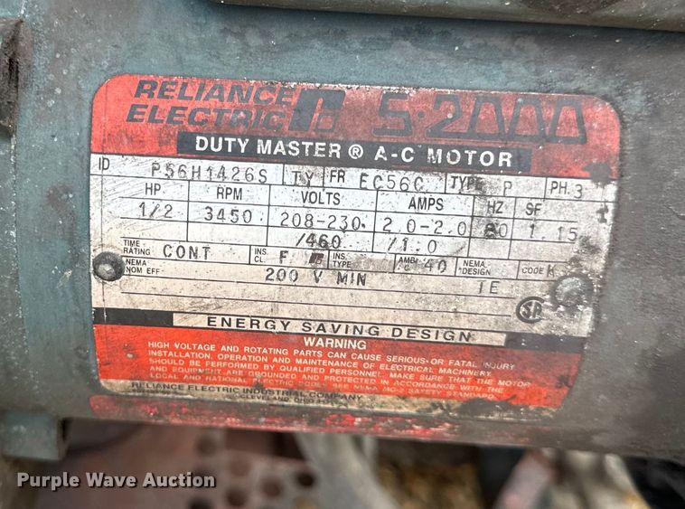 image for item EH6909 1997 Enfab Inc. 48X84TANK hot dip tank