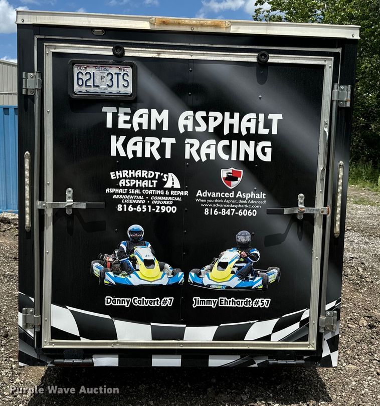 image for item EH6941 2019 Doolittle  enclosed cargo trailer