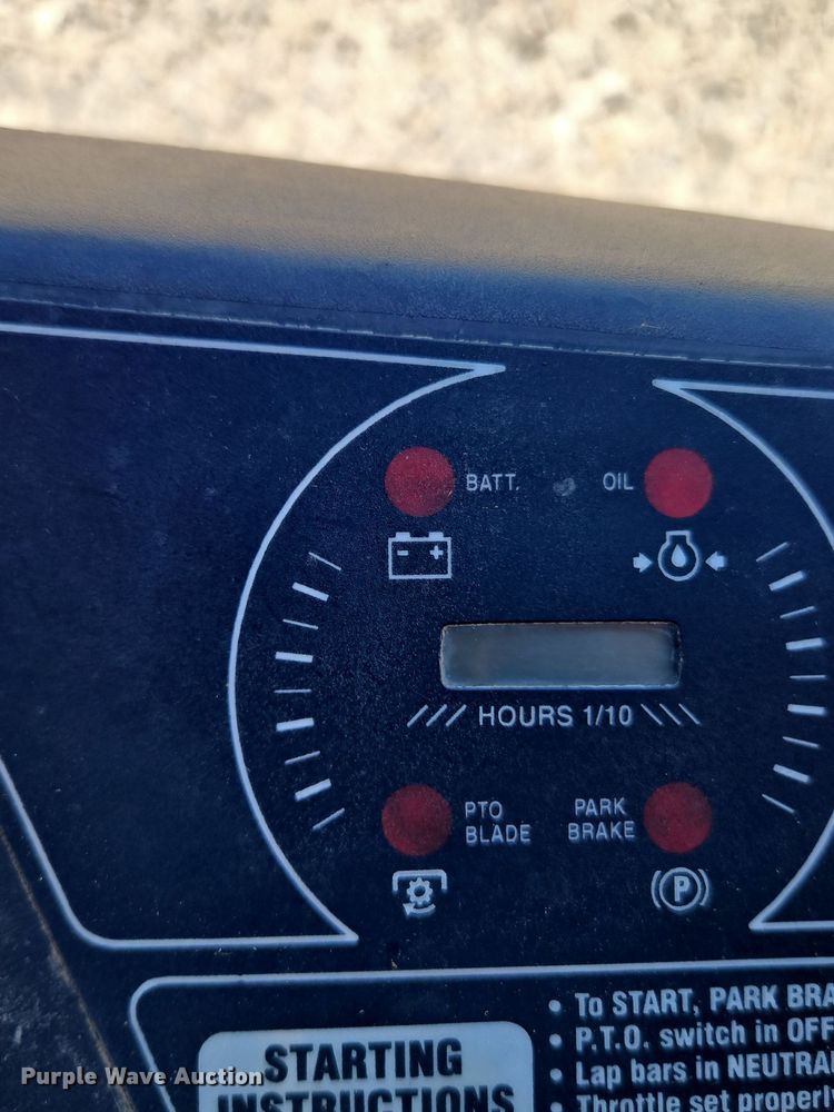 image for item EI3900 Troy-Built 128976 ZTR lawn mower