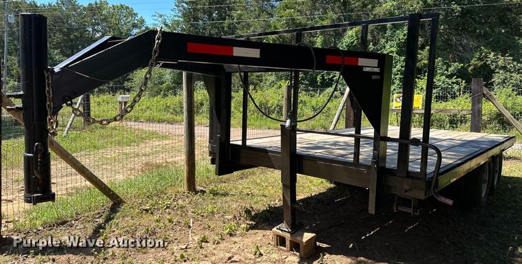 image for item EJ4358 1997 shop built utility trailer