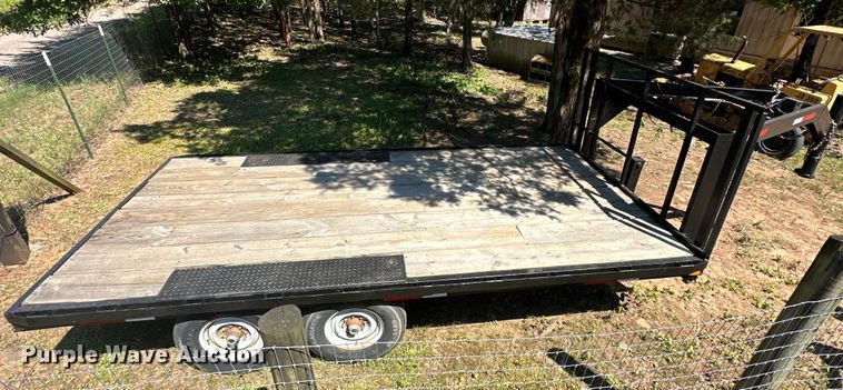 image for item EJ4358 1997 shop built utility trailer