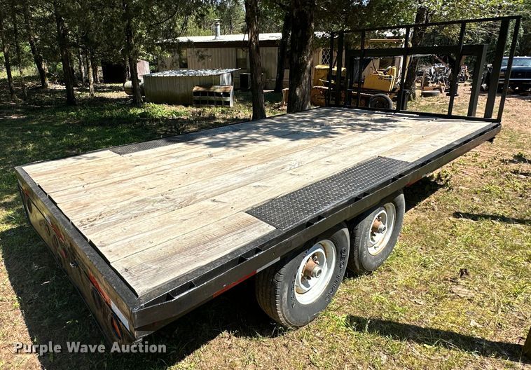 image for item EJ4358 1997 shop built utility trailer