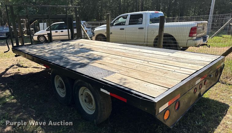 image for item EJ4358 1997 shop built utility trailer