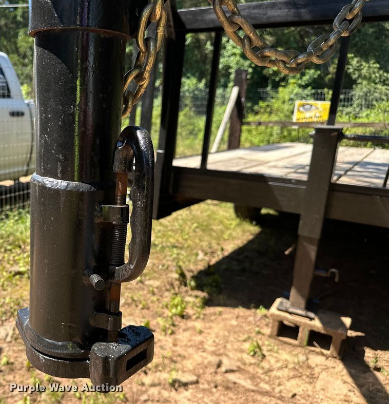 image for item EJ4358 1997 shop built utility trailer