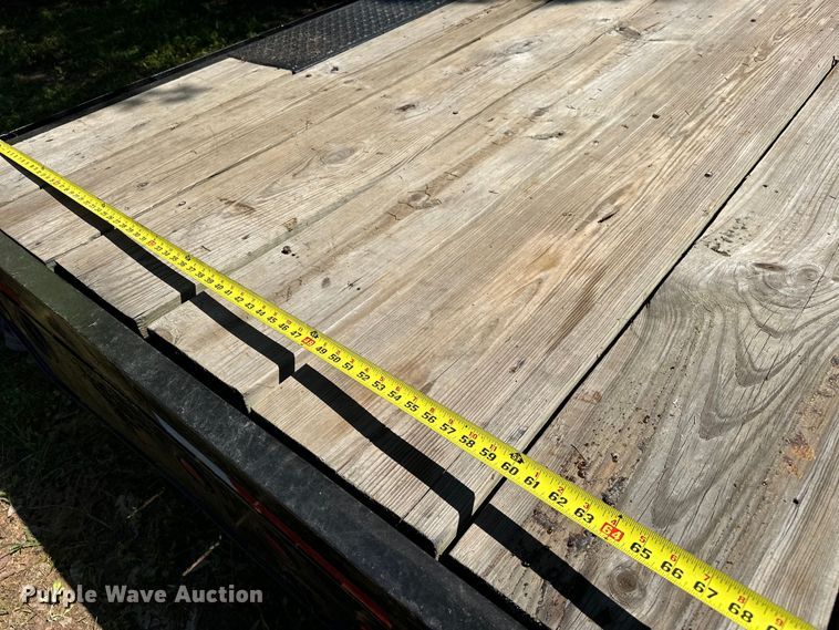 image for item EJ4358 1997 shop built utility trailer