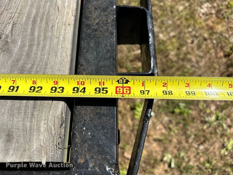 image for item EJ4358 1997 shop built utility trailer