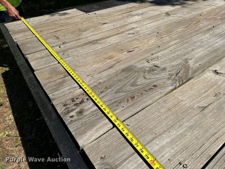 image for item EJ4358 1997 shop built utility trailer