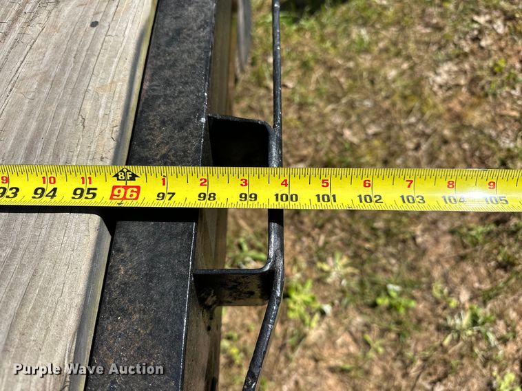 image for item EJ4358 1997 shop built utility trailer