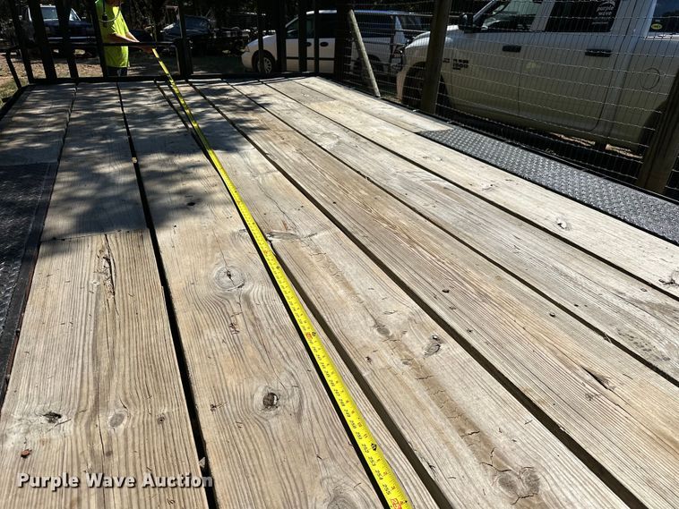 image for item EJ4358 1997 shop built utility trailer