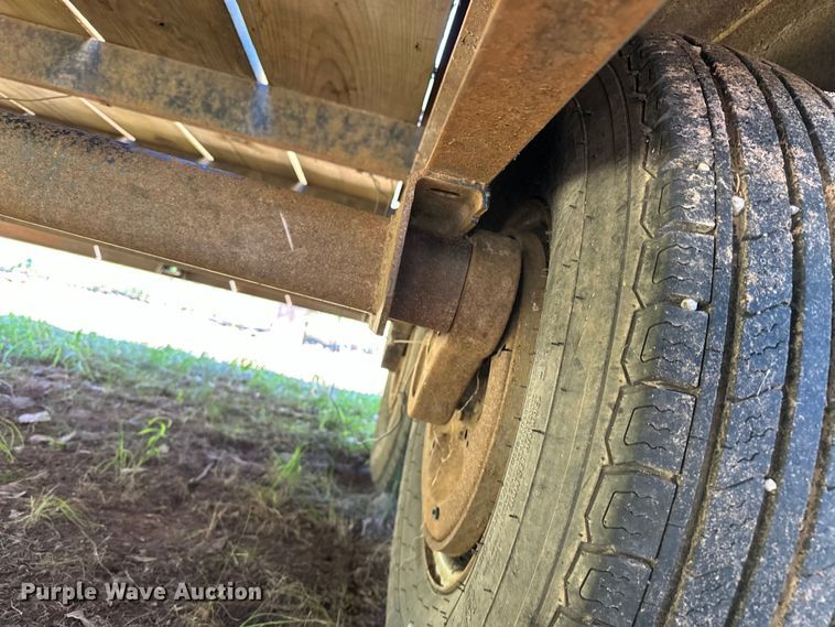 image for item EJ4358 1997 shop built utility trailer