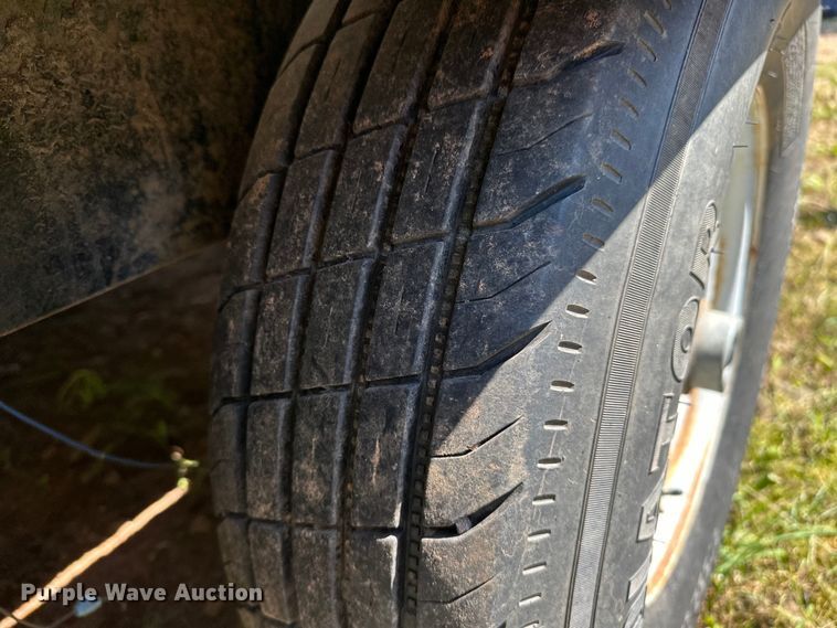 image for item EJ4358 1997 shop built utility trailer