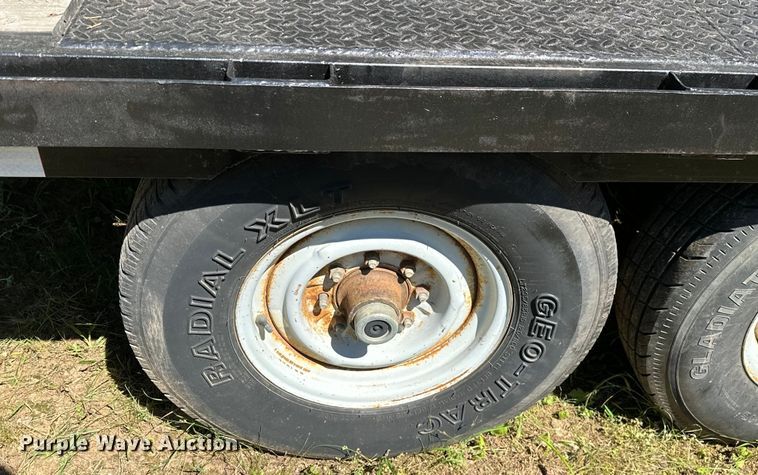 image for item EJ4358 1997 shop built utility trailer