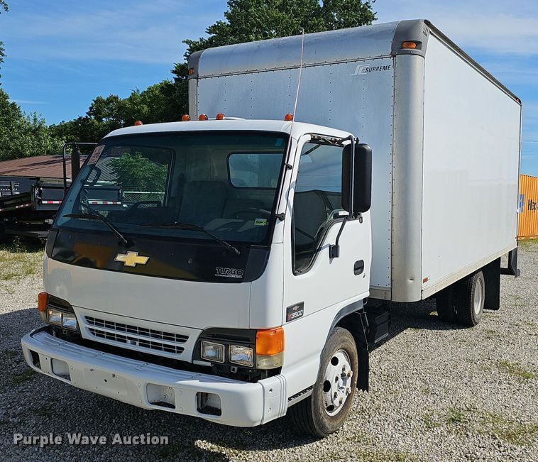 image for item EJ5639 2000 Chevrolet W3500 box truck