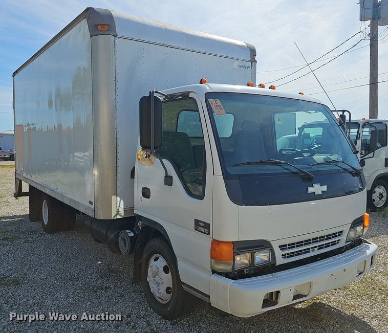 image for item EJ5639 2000 Chevrolet W3500 box truck