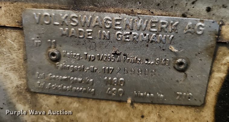 image for item EJ5663 1967 Volkswagen  Bug 