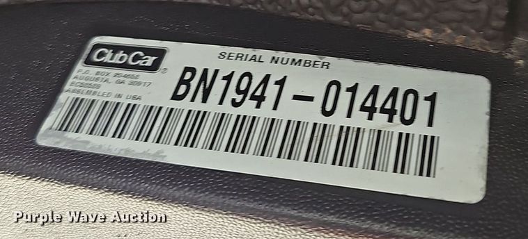 image for item EJ5702 2019 Club Car  Tempo  golf cart