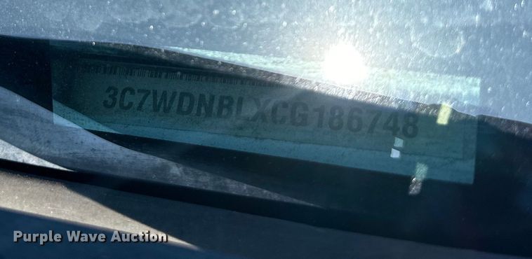 image for item EJ6909 2012 Dodge  Ram 5500HD truck cab and chassis