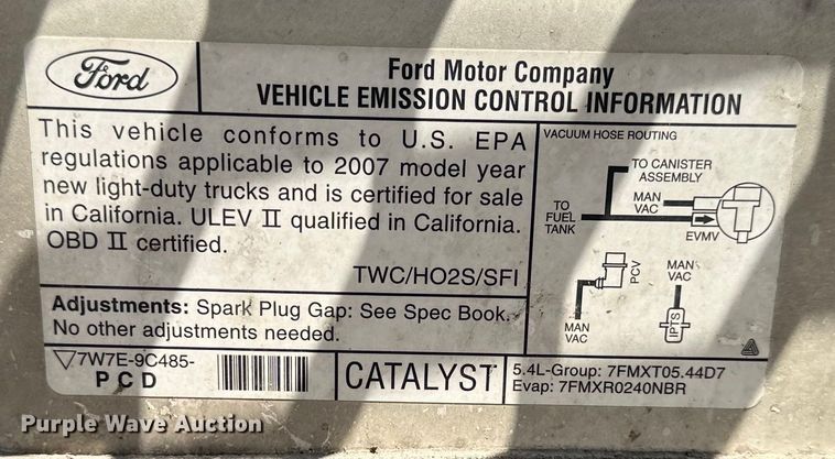 image for item EJ6913 2007 Ford F150 SuperCrew pickup truck