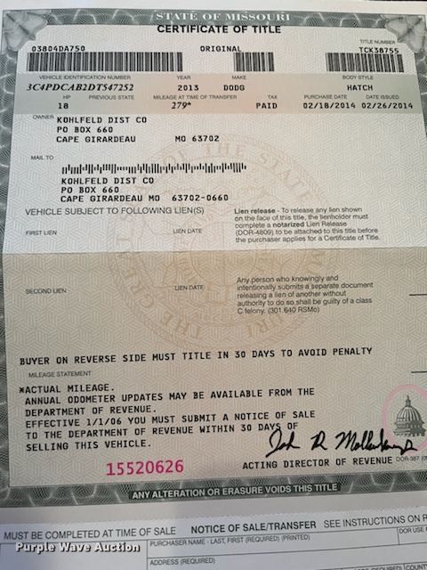 image for item EJ7998 2013 Dodge  Journey  SUV