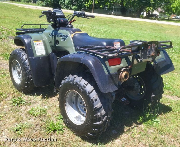 image for item EJ8000 1998 Honda  Foreman S ATV