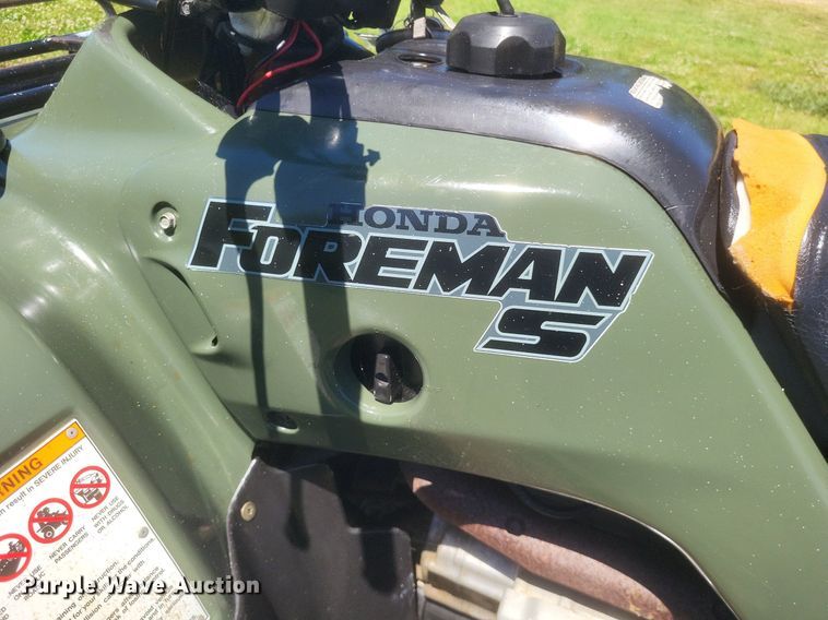 image for item EJ8000 1998 Honda  Foreman S ATV