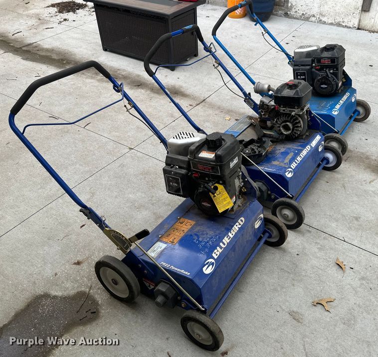 image for item EK1388 (3) BlueBird power rakes 