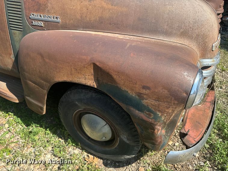 image for item EK1444 1950 Chevrolet  3600 pickup truck