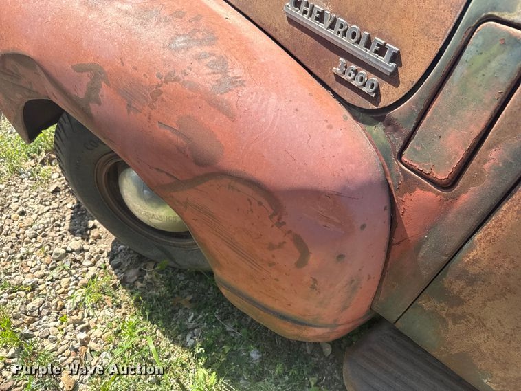 image for item EK1444 1950 Chevrolet  3600 pickup truck