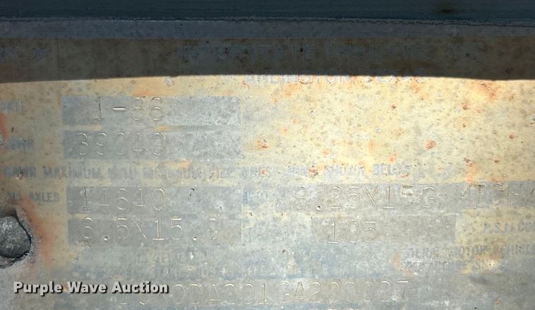 image for item EK4697 1986 Interstate Trailers 10DA equipment trailer